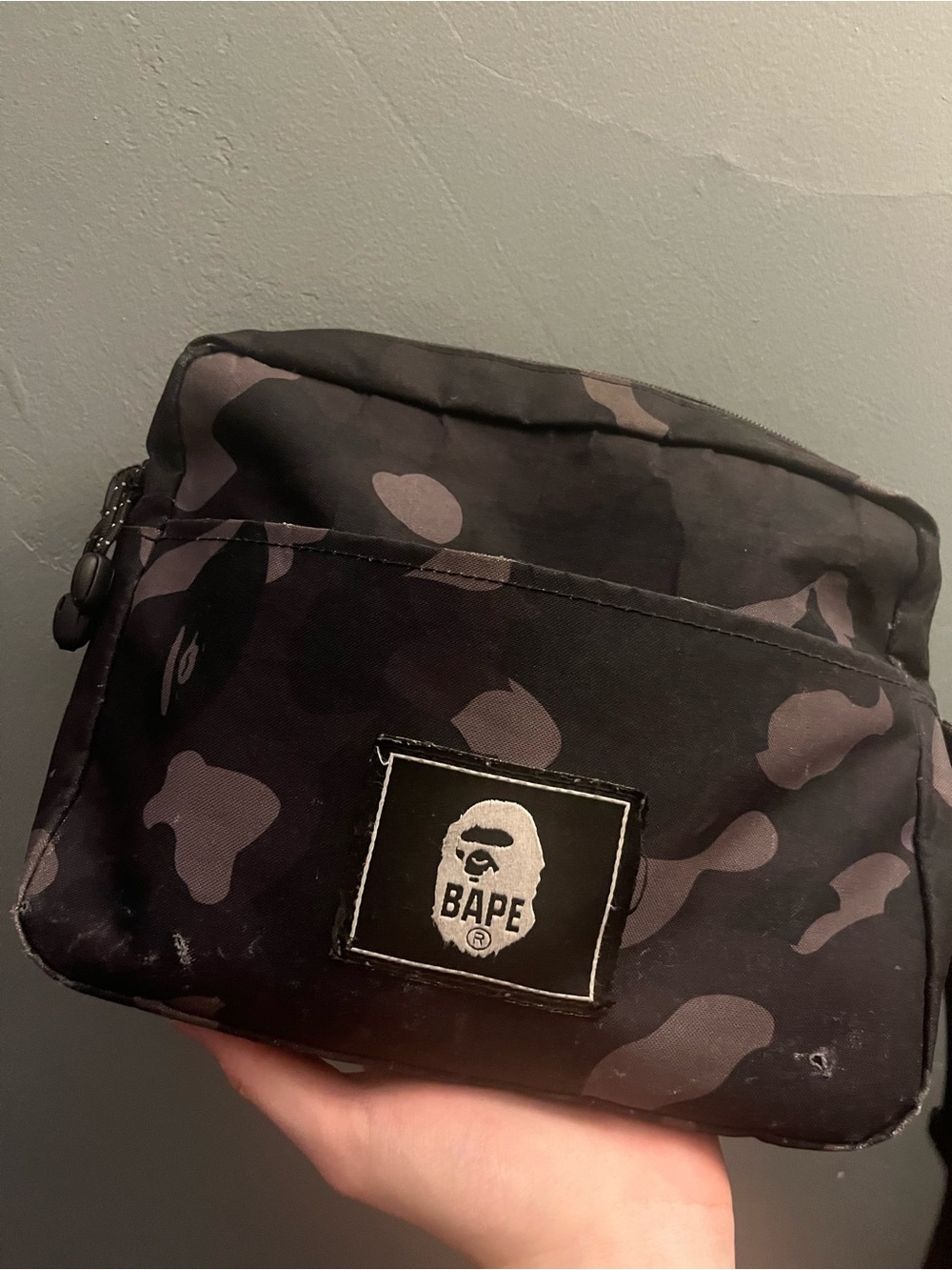 BAPE Black Camo Shoulder Bag